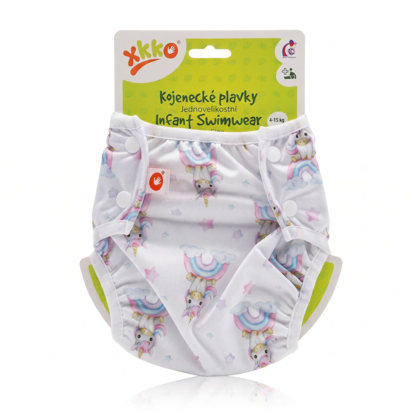 Baby-Badeslip XKKO One Size - Unicorns