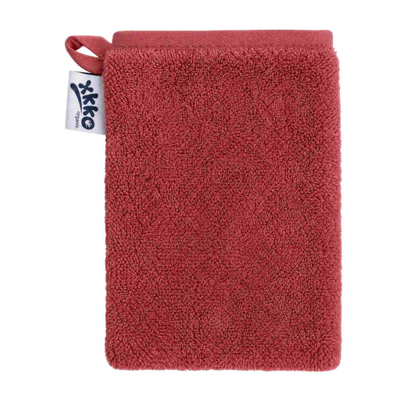 BIO baumwollefrotteewaschlappen XKKO Organic - Mesa Rose 1St.