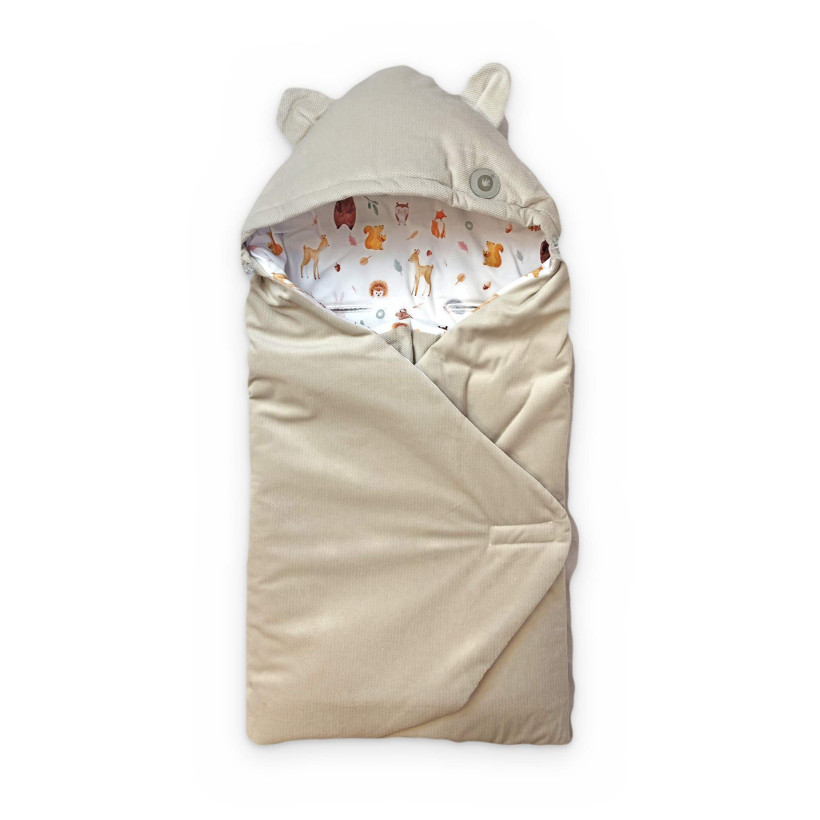XKKO LUX Fußsack für den Auto-Kindersitz - Wild Forest