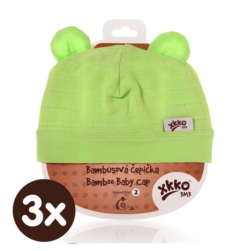 XKKO BMB Kindermütze - Lime 3x1St. (GH Packung)