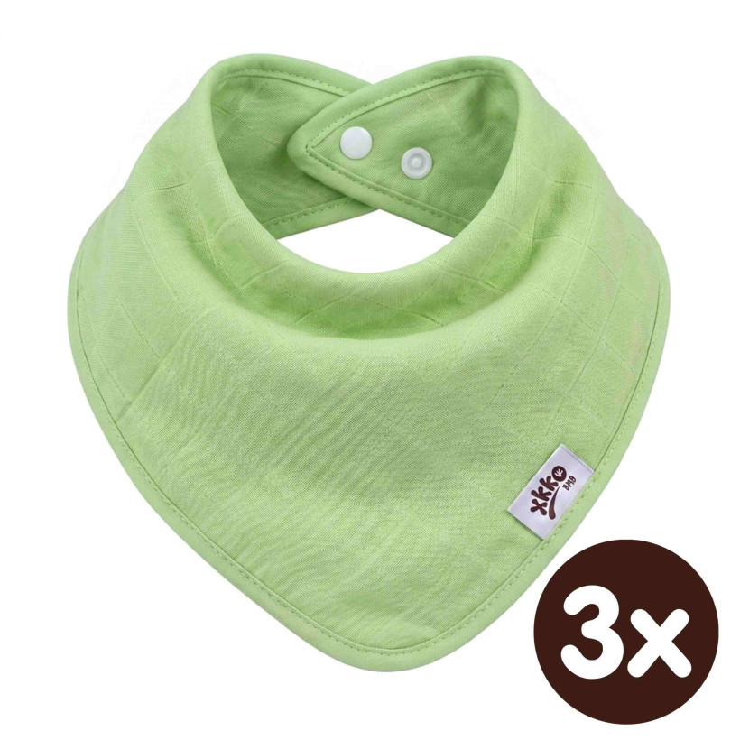 Kinderschal XKKO BMB - Lime 3x1 St. (GH packung)
