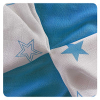 XKKO BMB Bambuswindeln 30x30 - Cyan Stars MIX 9er Pack