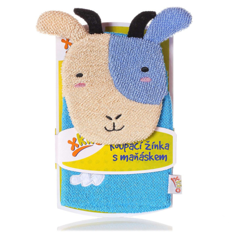 XKKO Waschlappe mit Handpuppe (BA) - Sheep