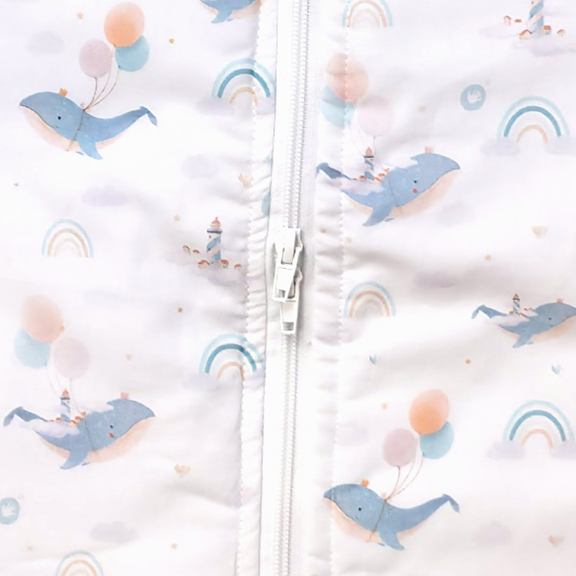 XKKO LUX Multifunktionaler Kinderschlafsack 2in1 - Sky Whale