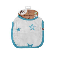 XKKO BMB Kinderlätzchen - Cyan Stars 3x1St. (GH Packung)