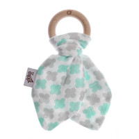 XKKO BMB Beissring mit Blätter - Mint Cross 6x1er Pack (GH Pack)