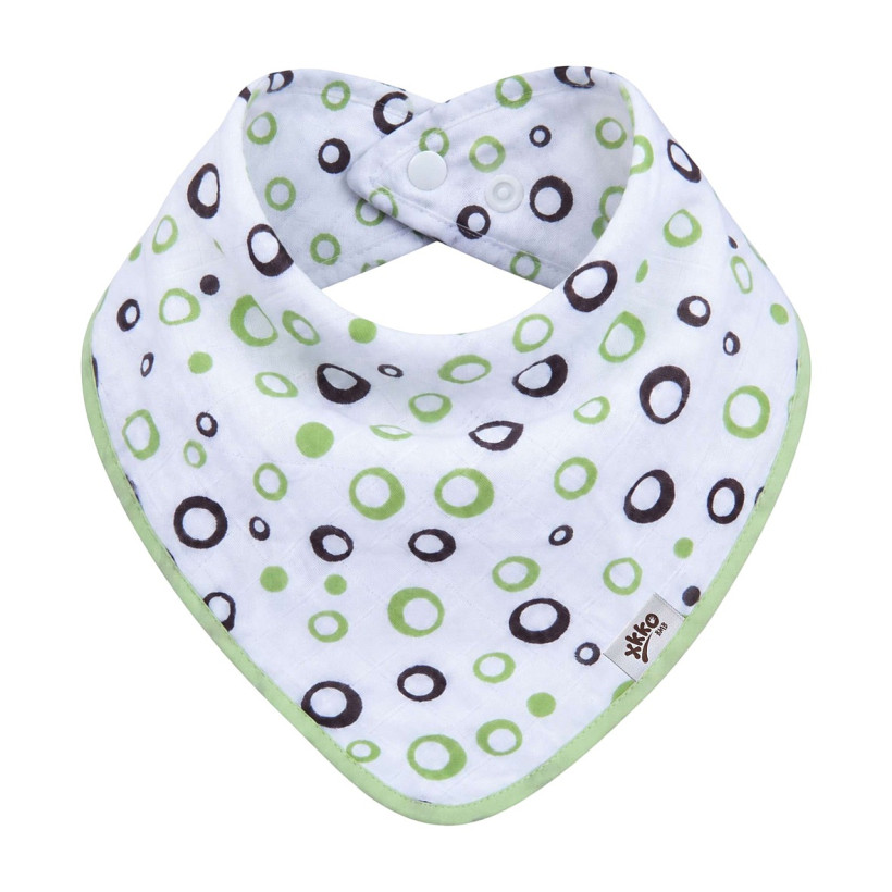 Kinderschal XKKO BMB - Lime Bubbles 3x1 St. (GH packung)