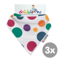 Dribble Ons Designer - Circus Spots 3x1St. (GH Packung)
