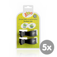 XKKO Klammer an Kinderwagen -  Black 5x2 St. (GH Packung)