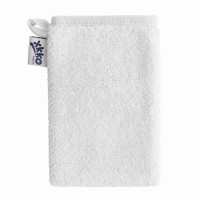 BIO baumwollefrotteewaschlappen XKKO Organic - Weiss 1St.