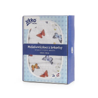 XKKO Organic Bio-Baumwolle Windel 120x120 - Butterflies 5x1er Pack (GH Packung)