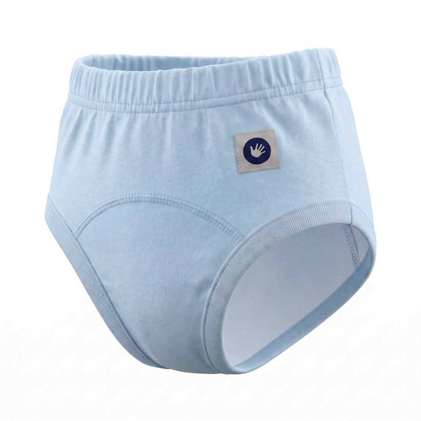 BIO Baumwolle Lernwindelhöschen XKKO Organic - Baby Blue