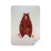 Spanische Babydecke XKKO LUX 75x100 - Bear