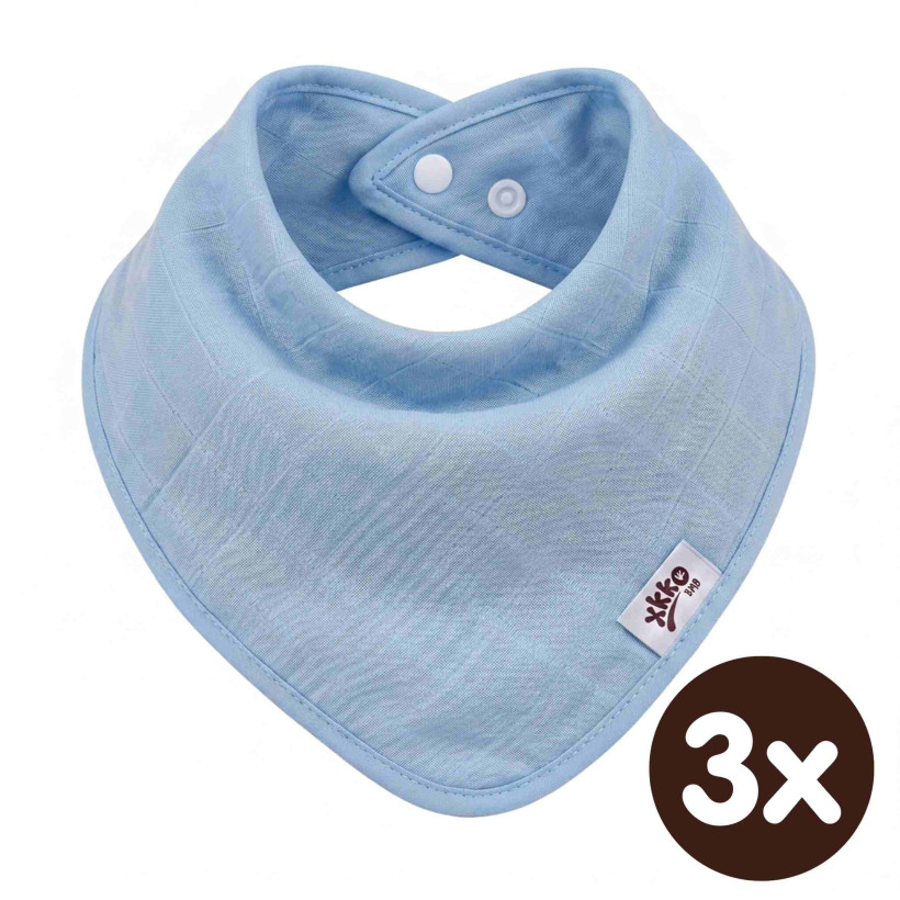 Kinderschal XKKO BMB - Baby Blue 3x1 St. (GH packung)