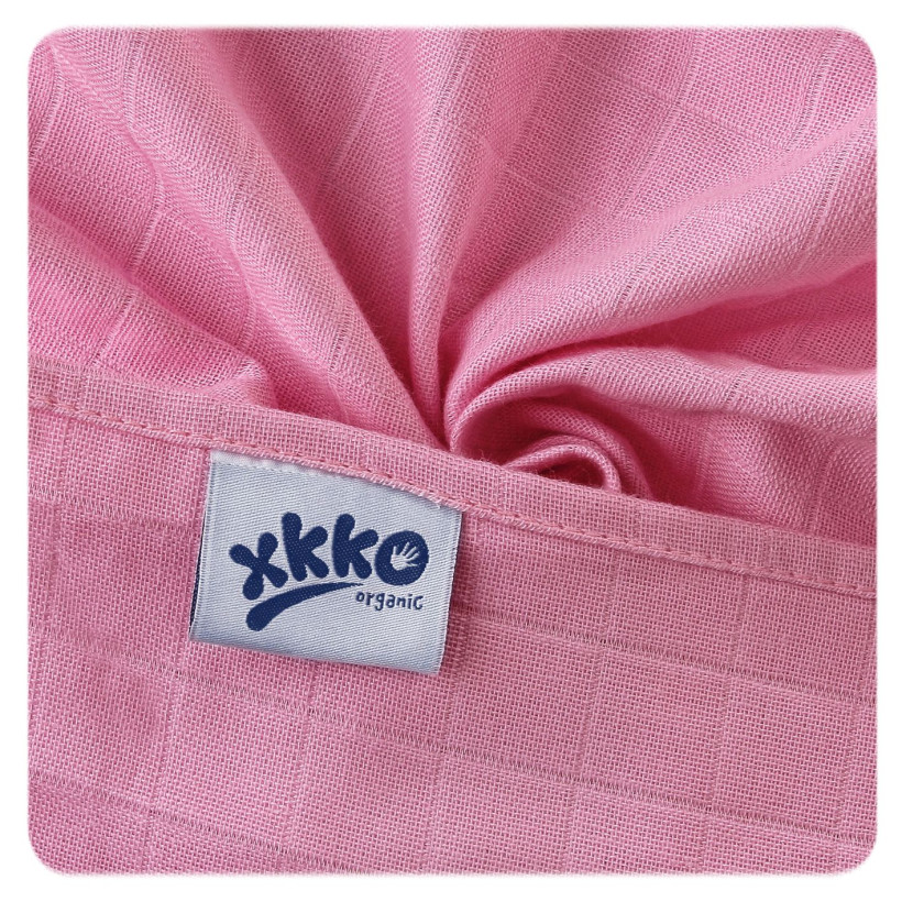BIO-Baumwolle Windeln XKKO Organic 70x70 Old Times - Pastels For Girls 40x5er Pack (GH Packung)
