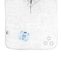 BIO Baumwollefrotteeponcho XKKO Organic - White Stars 5x1St. (GH pack.)