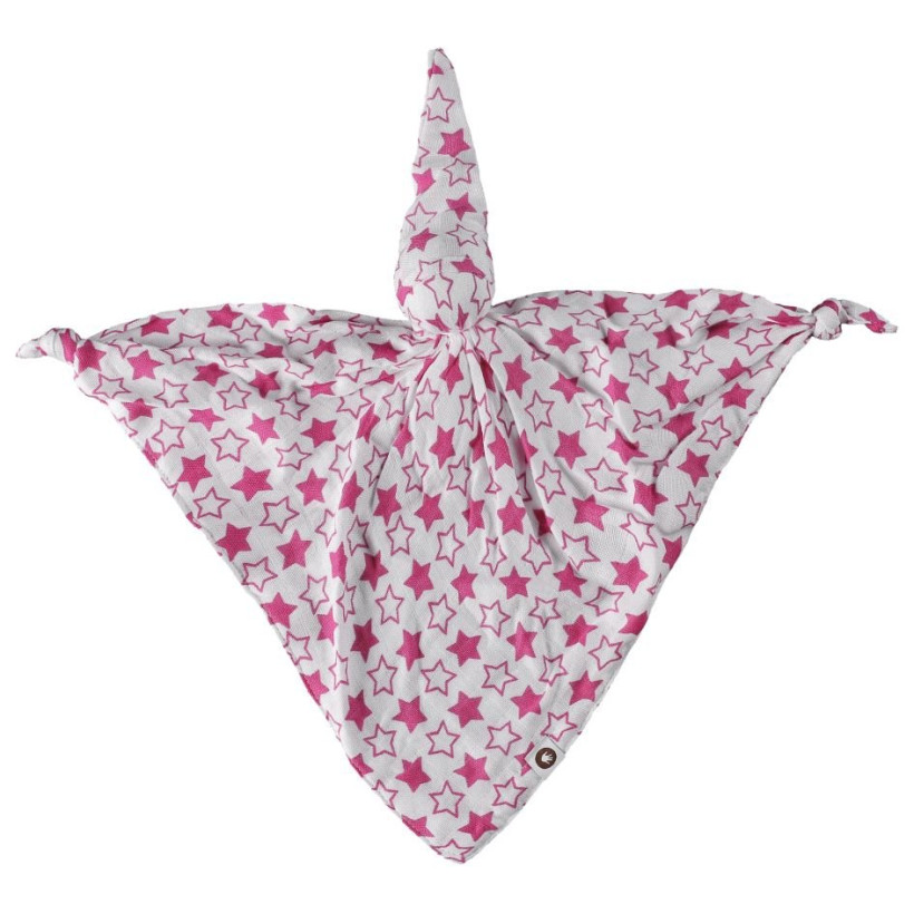 XKKO BMB Bambus-Schnuffeltuch - Little Stars Magenta