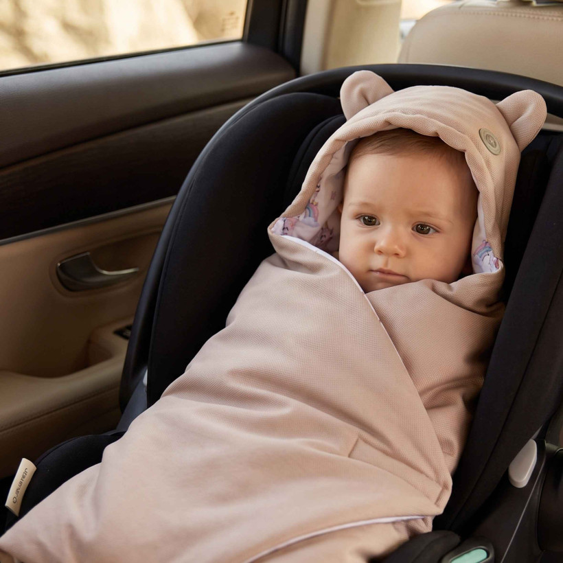 XKKO LUX Fußsack für den Auto-Kindersitz - Unicorns