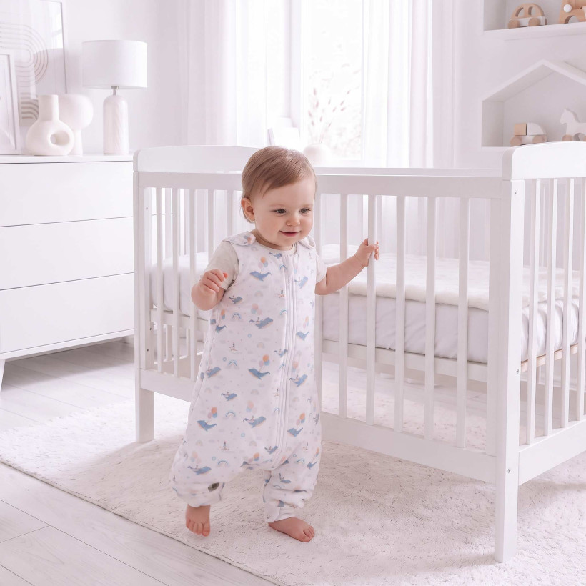 XKKO LUX Multifunktionaler Kinderschlafsack 2in1 - Sky Whale