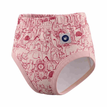 BIO Baumwolle Lernwindelhöschen XKKO Organic - Safari Mesa Rose