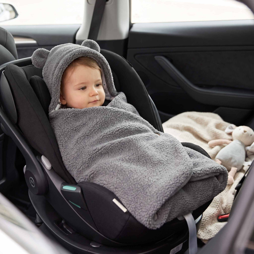 XKKO LUX Winter Fußsack für den Auto-Kindersitz - Sky Whale