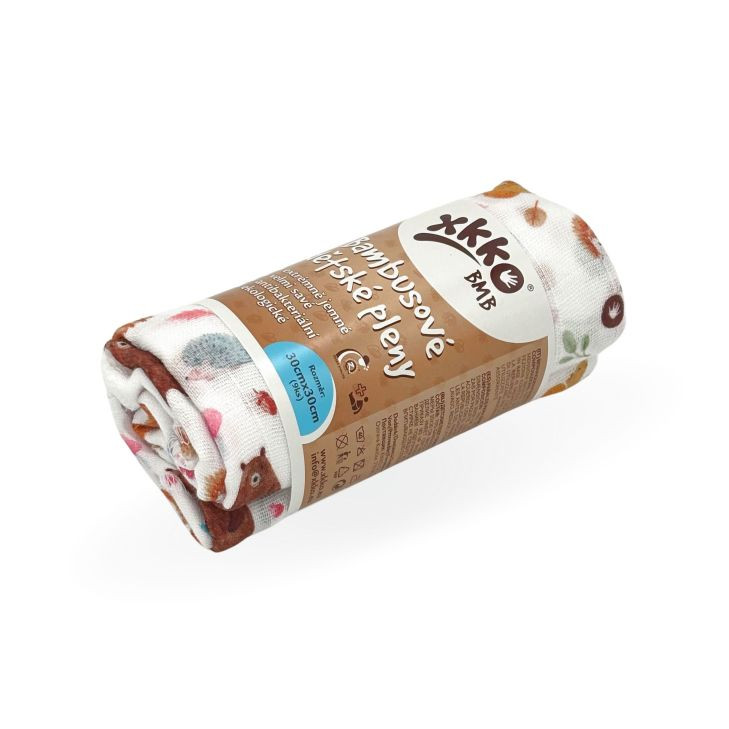 XKKO BMB Bambuswindeln 30x30 Digi - Wild Forest MIX 9er Pack