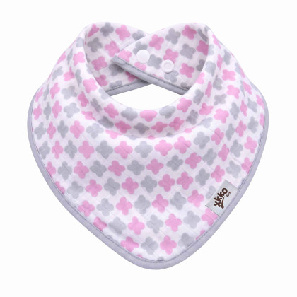 Kinderschal XKKO BMB - Scandinavian Baby Pink Cross 1 St.