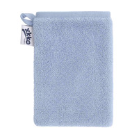 BIO baumwollefrotteewaschlappen XKKO Organic - Baby Blue 1St.