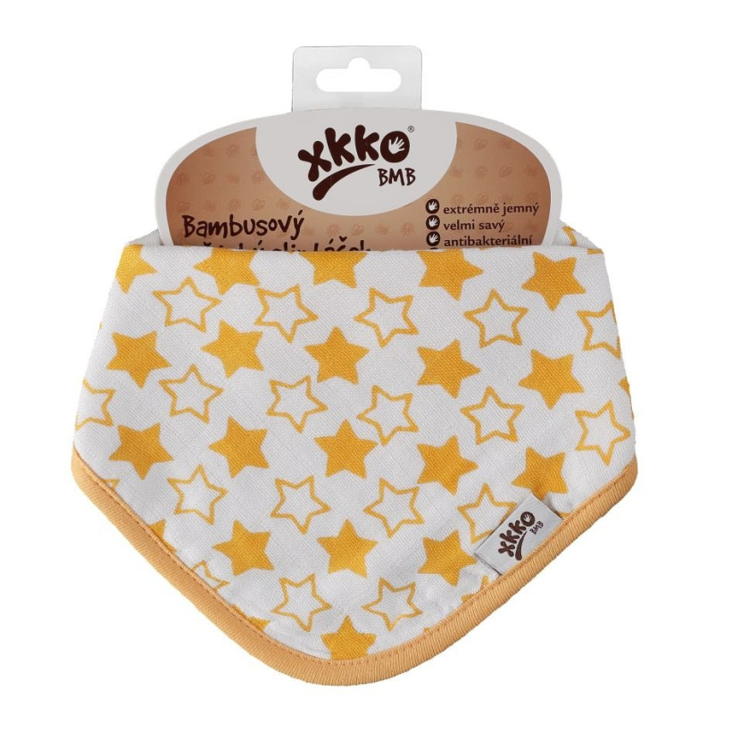 Kinderschal XKKO BMB - Little Stars Orange 3x1 St. (GH packung)