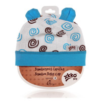 XKKO BMB Kindermütze - Cyan Spirals