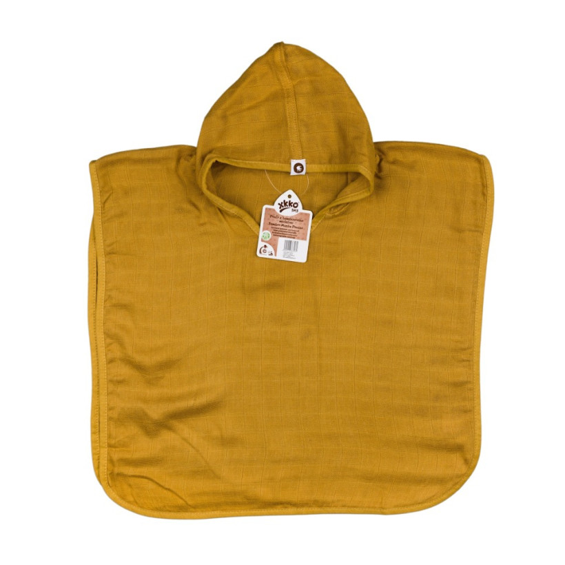 Bambus-Poncho XKKO BMB Colours - Honey Mustard Grosse 2