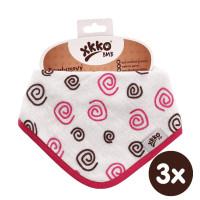 Kinderschal XKKO BMB - Magenta Spirals 3x1 St. (GH packung)