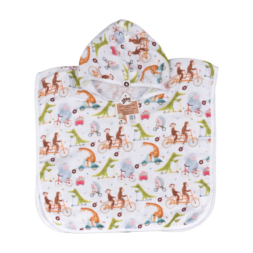 Bambus-Poncho XKKO BMB Digi - ZOO on the Road Grosse 2