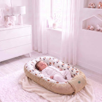 XKKO LUX Wendbares Babynest - Bear Family