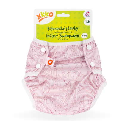 Baby-Badeslip XKKO One Size - Safari Mesa Rose