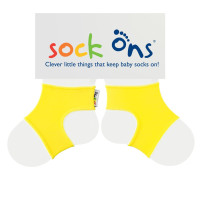 Sock Ons Sockenhalter Bright - Lemon Größe 0-6m 1 Paar