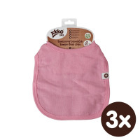 XKKO BMB Kinderlätzchen - Baby Pink 3x1St. (GH Packung)