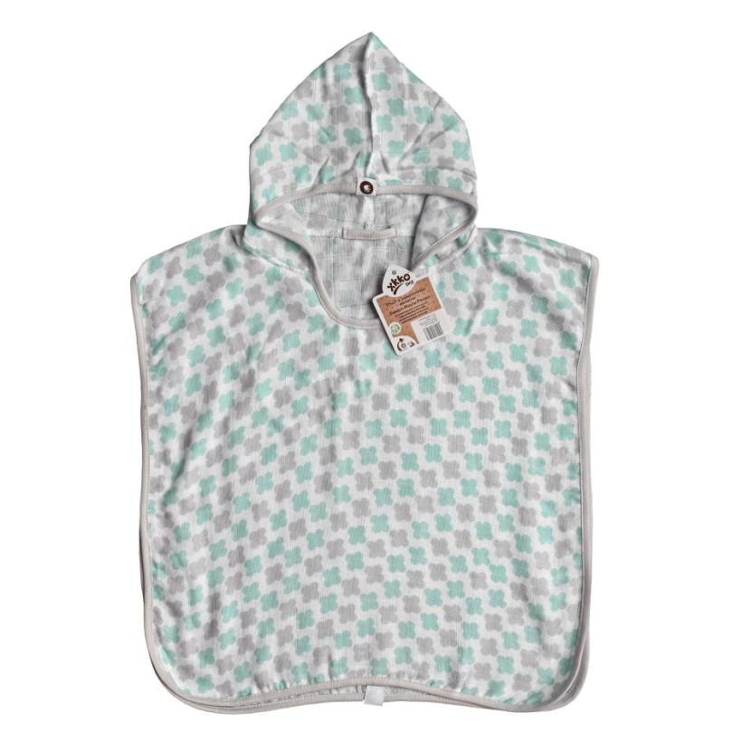 Bambus-Poncho XKKO BMB - Cross Mint