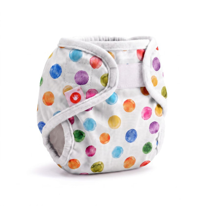 XKKO Überziehhöschen Newborn - Watercolour Polka Dots
