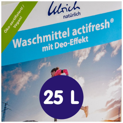 Waschmittel actifresh mit Deo-Effekt 25l