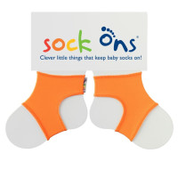 Sock Ons Sockenhalter Bright - Orange Größe 6-12m 1 Paar