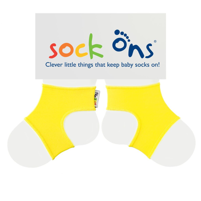 Sock Ons Sockenhalter Bright - Lemon Größe 0-6m 1 Paar
