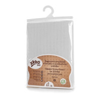 XKKO BMB 50x70 Spannbezug für Wickelauflage oder Kinderwagen - White