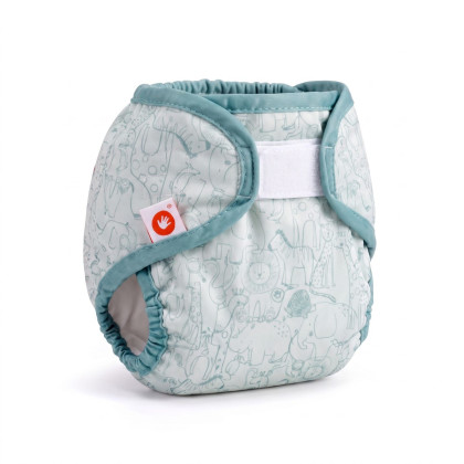 XKKO Überziehhöschen Newborn - Safari Granite Green
