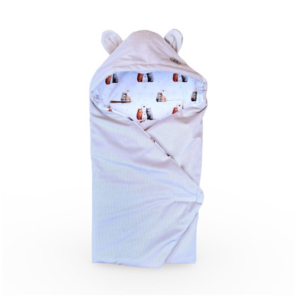 XKKO LUX Fußsack für den Auto-Kindersitz - Bear Family