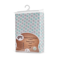 XKKO BMB 120x60 Babymatratzen Spannbezug - Mint Cross 5x1 St. (GH Packung)