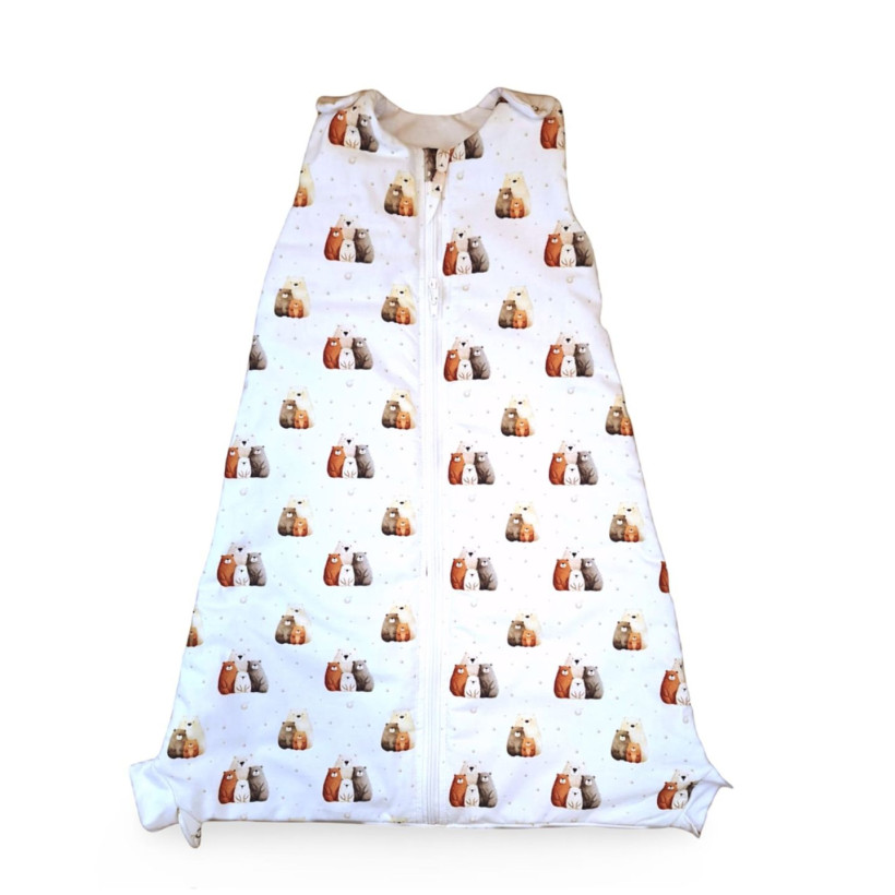 XKKO LUX Multifunktionaler Kinderschlafsack 2in1 - Bear Family