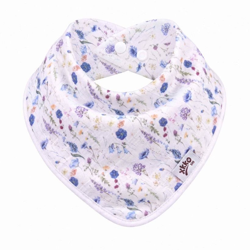 Kinderschal XKKO BMB Digi - Blue Wildflowers 1St.