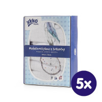 XKKO Organic Bio-Baumwolle Windel 120x120 - Dream Catcher 5x1er Pack (GH Packung)