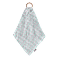 XKKO BMB Beissring mit Windel - Chevron Mint 6x1er Pack (GH Pack)